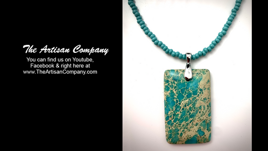 Turquoise Magnesite Stone Beaded Necklace