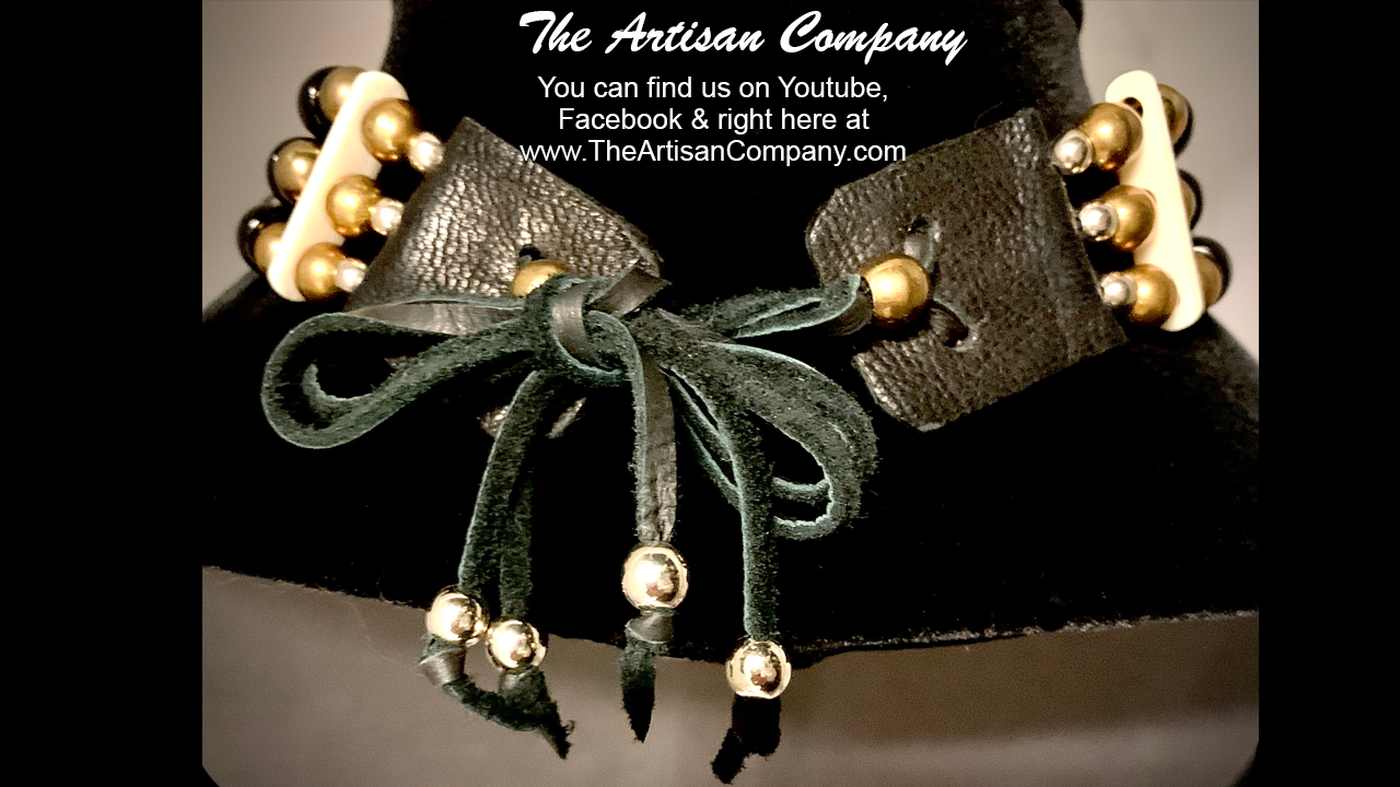 3 Strand White Bone Choker