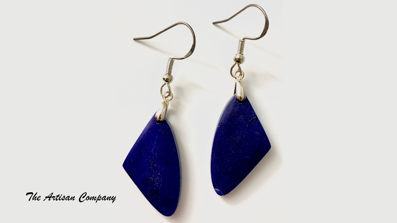 AAA Lapus Slab Earrings
