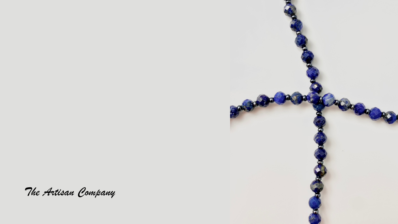 Faceted Lapis Lazuli Necklace