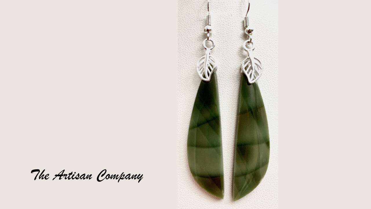 Jade Stone Earrings