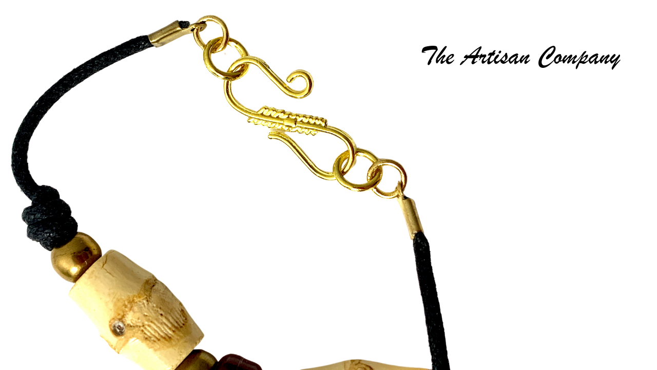 Men's Bamboo & Brass Necklace