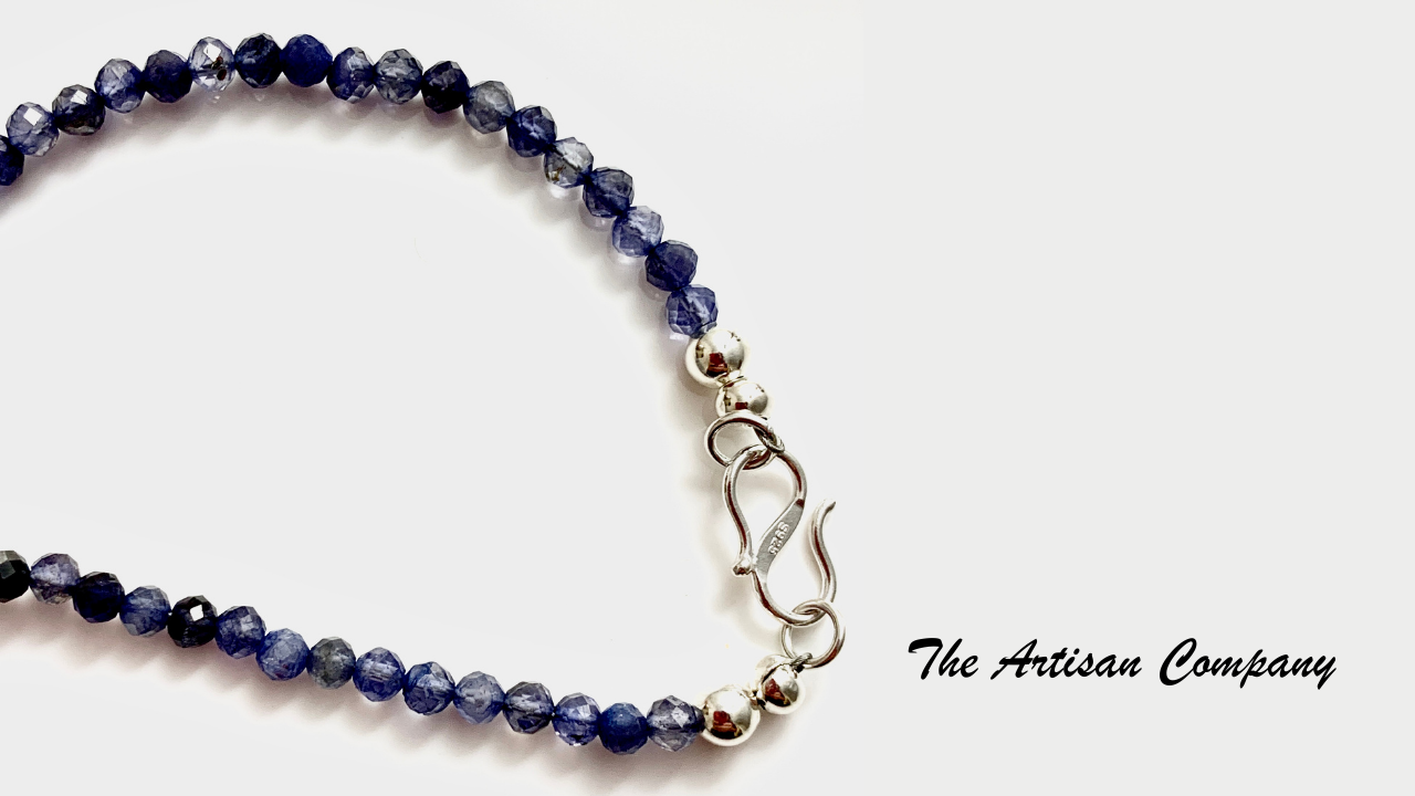 Micro-faceted Sapphire Necklace