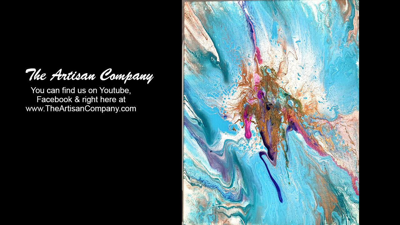 "Heaven and Earth Collide" Acrylic Painting