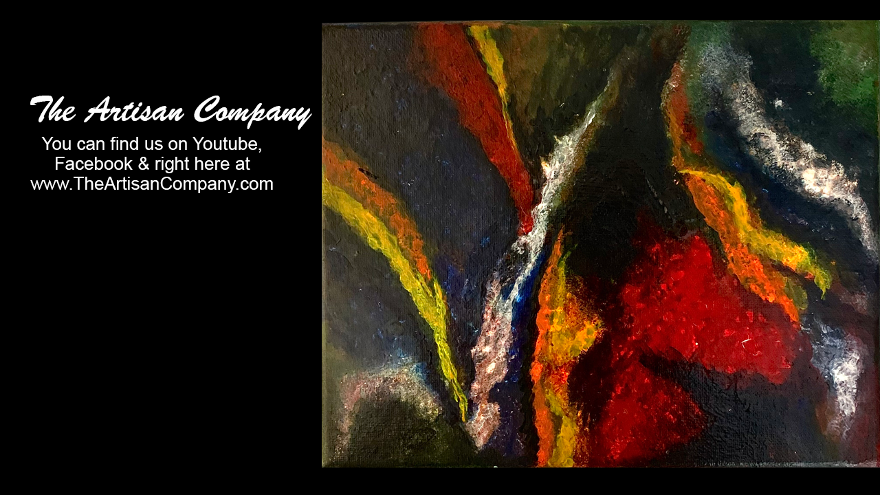 "Galaxy Crossing" Acrylic Painting