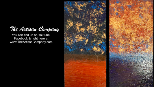 "Night Into Day" / "Day Into Night" Acrylic Painting