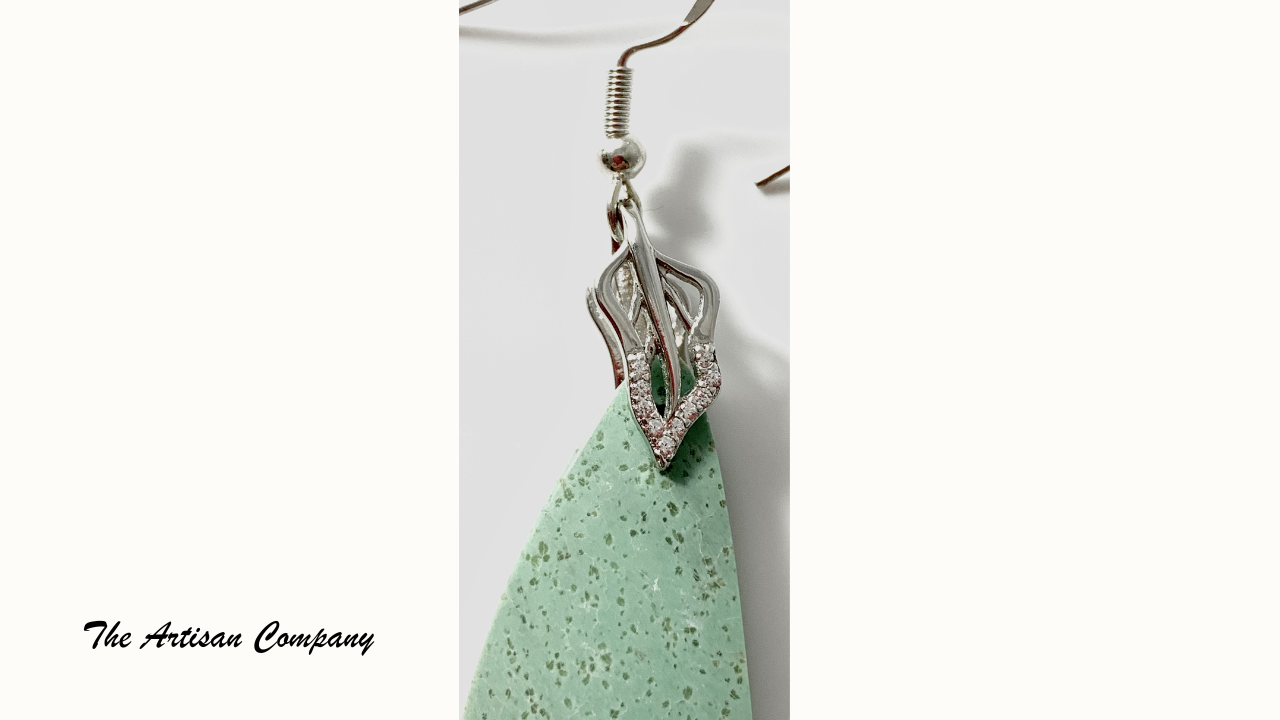 Pilot Mountain Turquoise Drop Earrings - Nevada