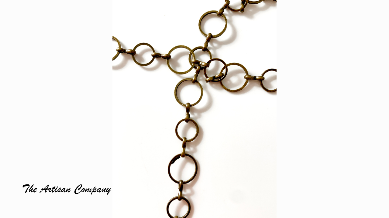 Portoro Marble Necklace w Chain