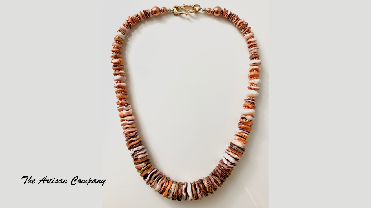 Rare Big Lions Paw Shell Necklace with Earrings