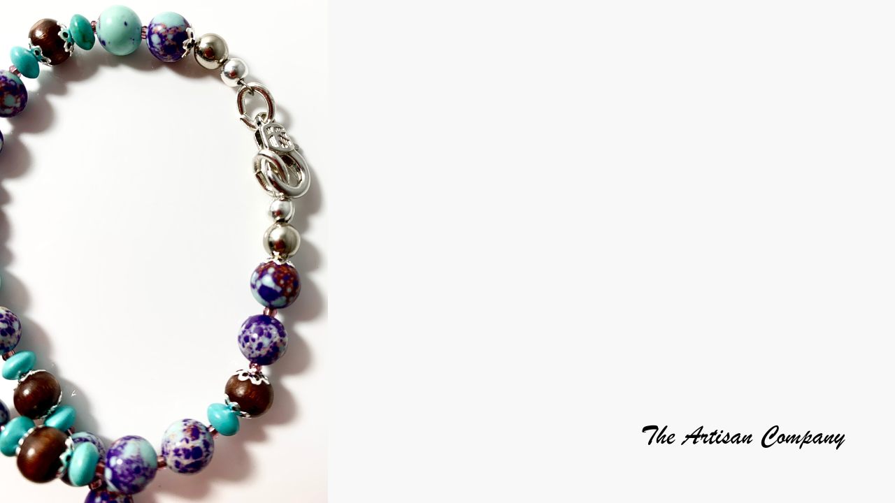 Sea Sediment Imperial Jasper Necklace & Earrings