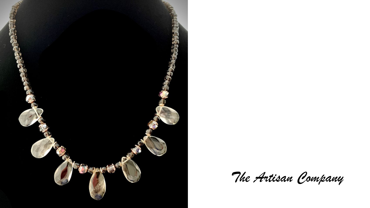Smokey Quartz Stone Necklace