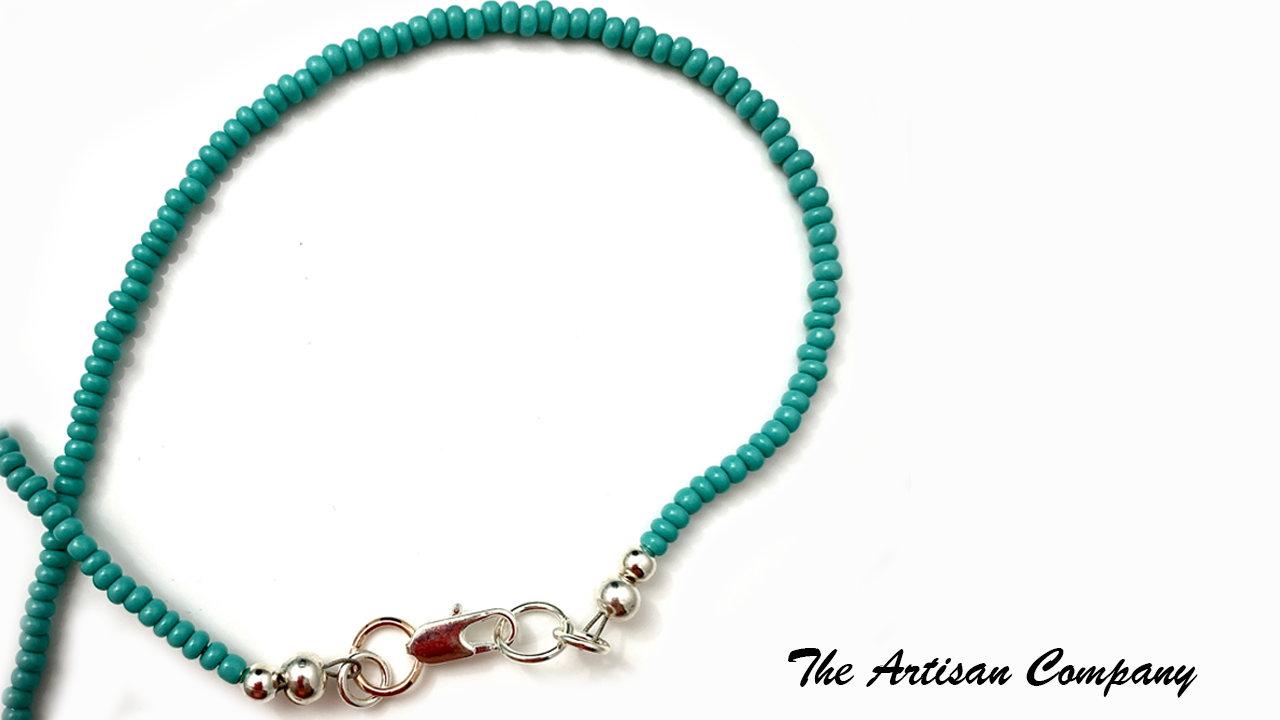 Turquoise Magnesite Stone Beaded Necklace