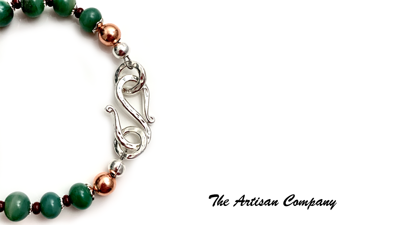 Green Aventurine with Carnelian and Amber Necklace