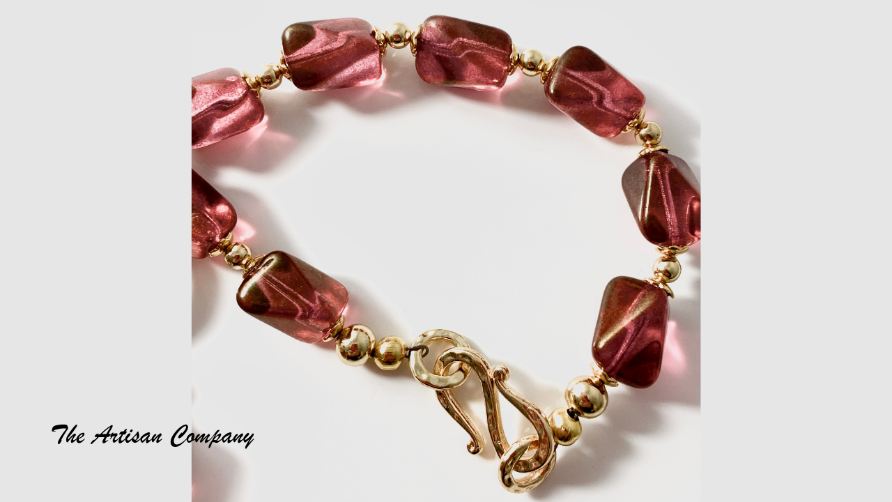 Ruby Red Adjustable Strand Necklace