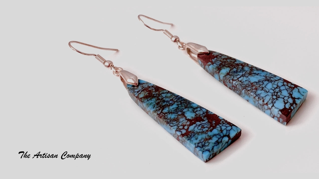 Rare AAA Egyptian Turquoise Earrings