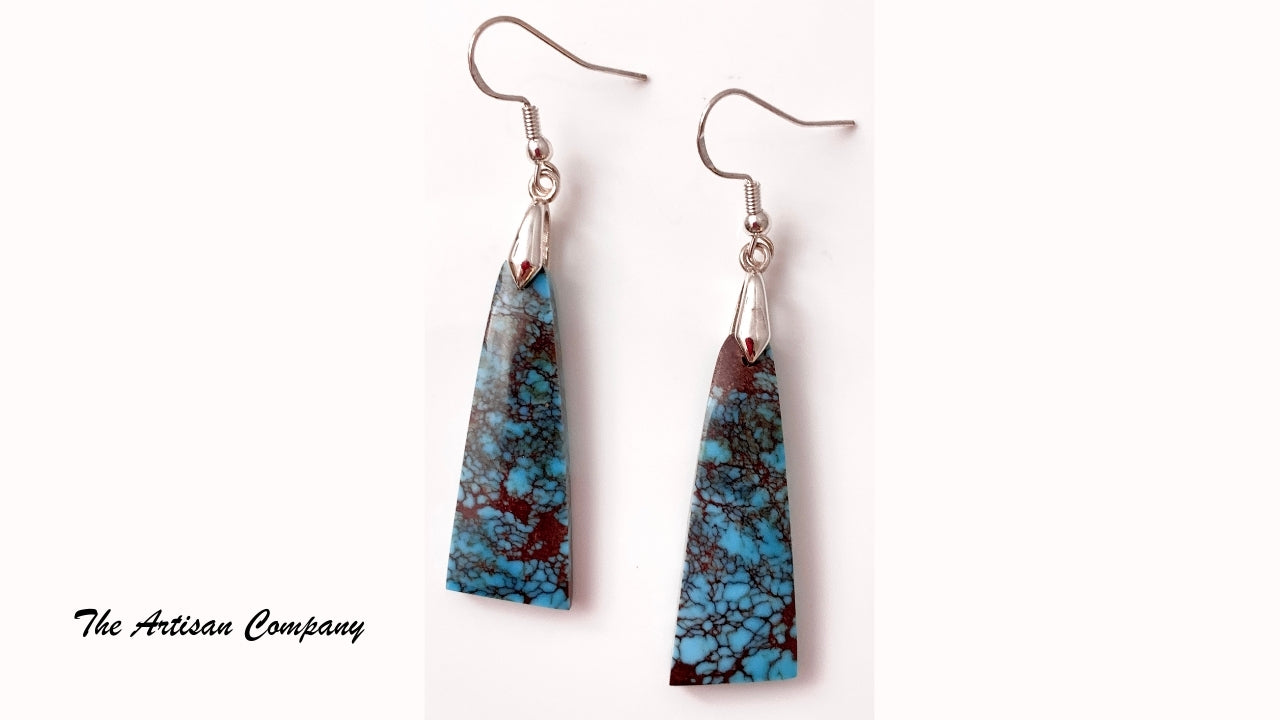 Rare AAA Egyptian Turquoise Earrings