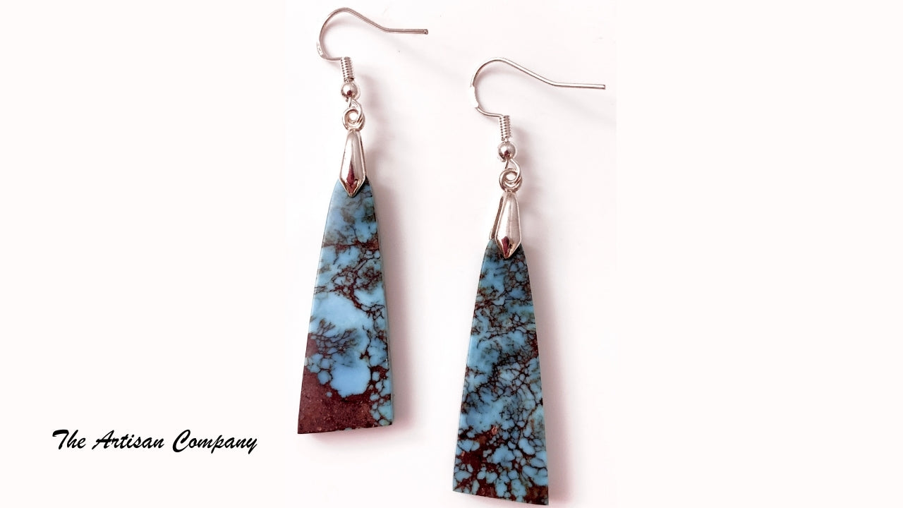 Rare AAA Egyptian Turquoise Earrings