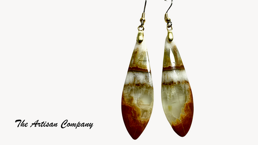 Calcite Stone Drop Earrings