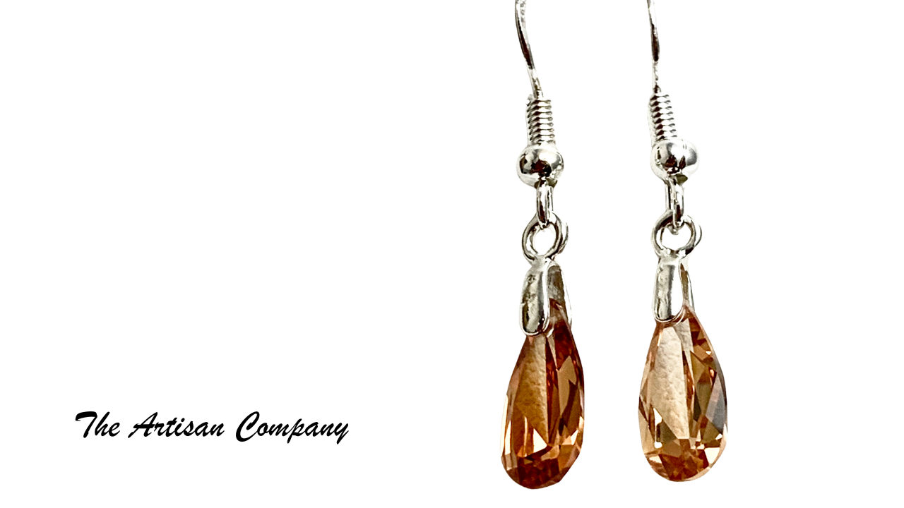 Cubic Zirconia Drop Earrings