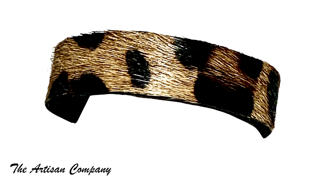 Leopard Print Cowhide Bracelet