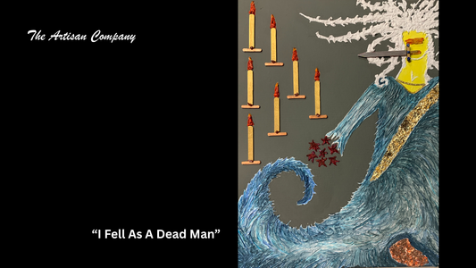 "I FELL AS A DEAD MAN" Dimensional Art