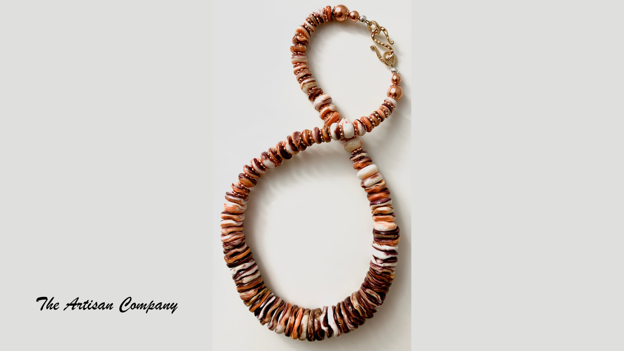Rare Big Lions Paw Shell Necklace with Earrings