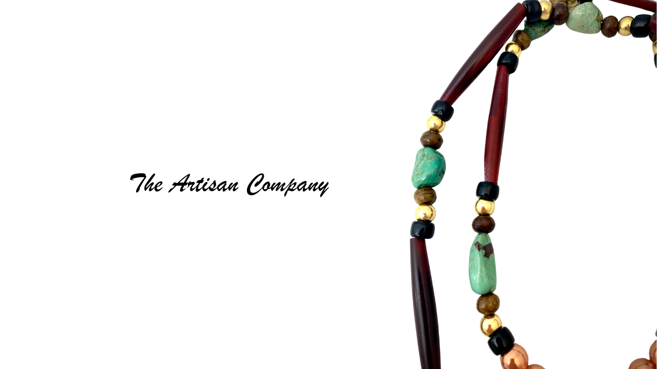 Red Horn & Turquoise Southwest Necklace