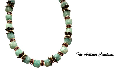 Russian Amazonite Stone Necklace