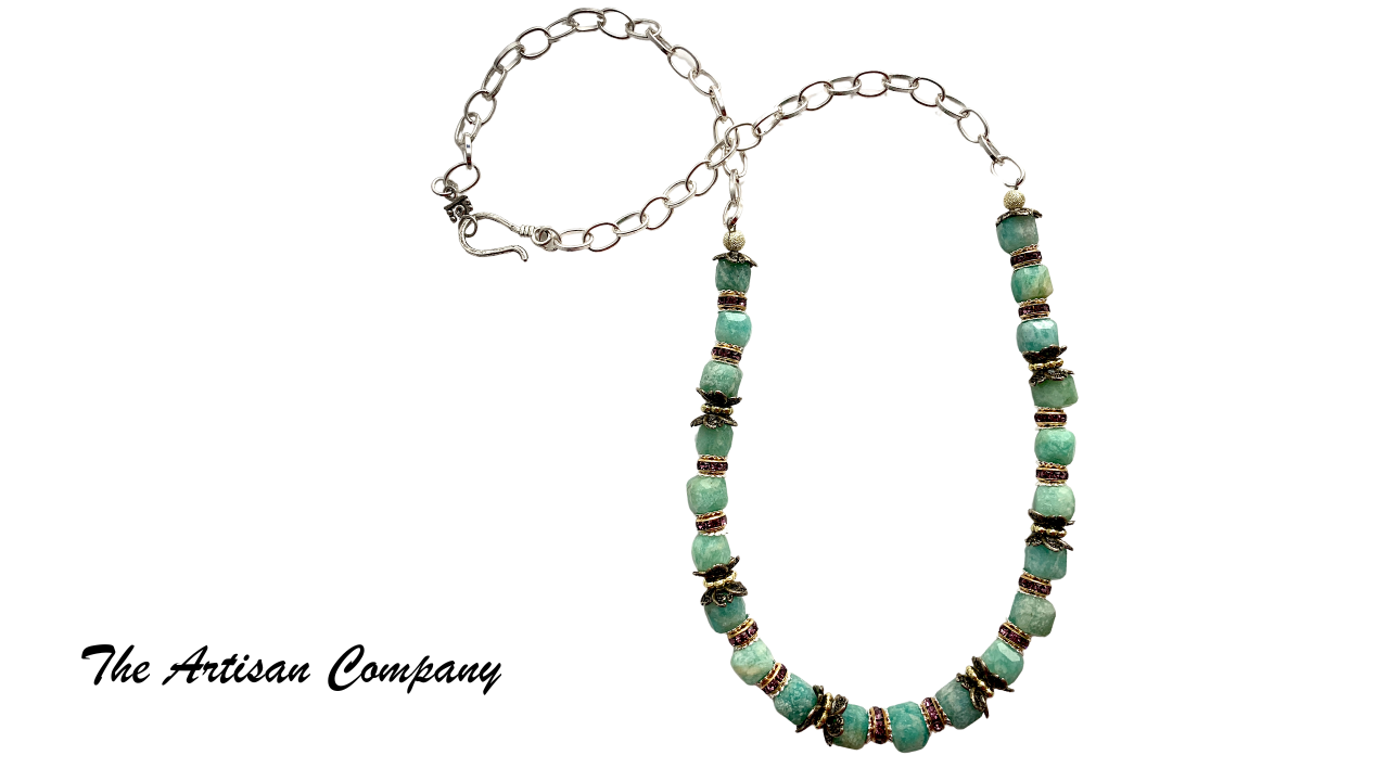 Russian Amazonite Stone Necklace