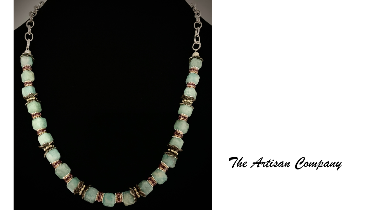 Russian Amazonite Stone Necklace