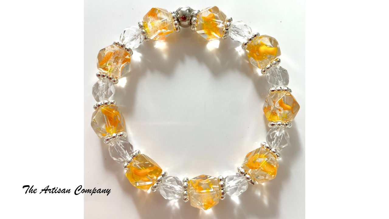 Sonshine Lampwork Stretch Bracelet - Stretch