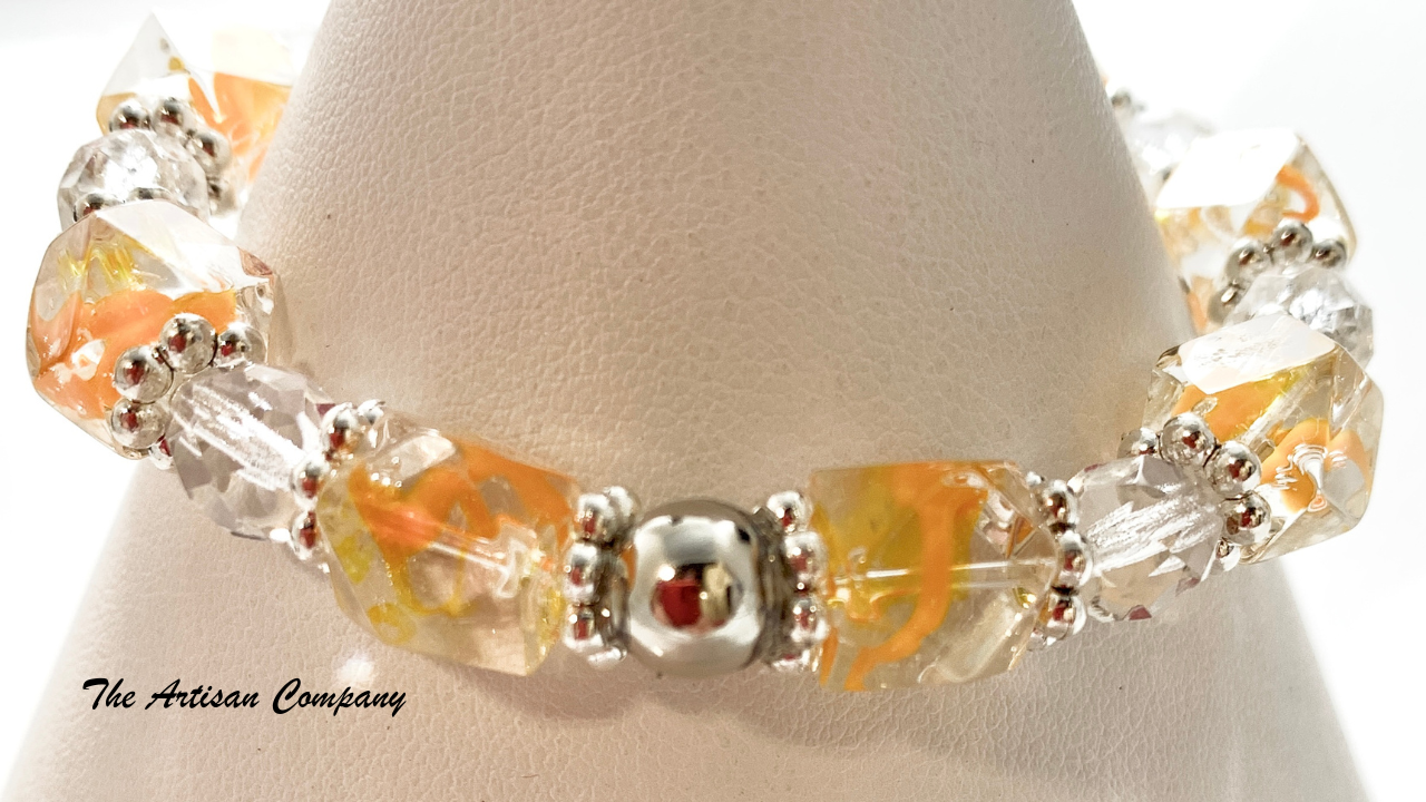 Sonshine Lampwork Stretch Bracelet - Stretch