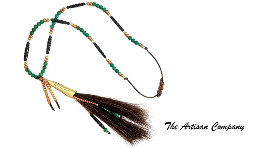 Tibetan Turquoise & Horsehair Necklace