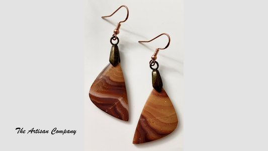 Utah Wonderstone Slab Earrings